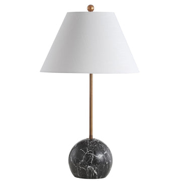 Miami 29" Minimalist Resin/Metal LED Table Lamp - JONATHAN Y